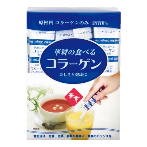 Hanamai fish collagen sticks — box of 30 single-serve sachets